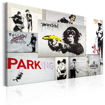 Canvas Print - Banksy: Police Fantasies