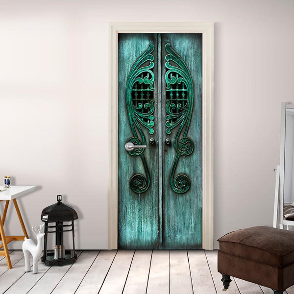 Photo wallpaper on the door - Emerald Gates