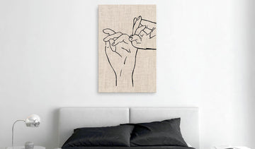 Canvas Print - Always Together (1 Part) Vertical