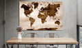 Decorative Pinboard - The Brown Earth [Cork Map]