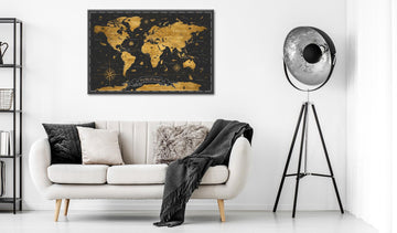 Canvas Print - Luxurious World (1 Part) Wide