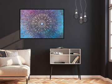 Poster - Blue and Pink Mandala