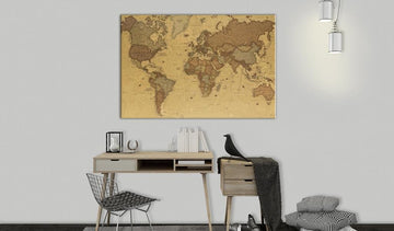 Canvas Print - Ancient World Map