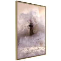 Poster - Lighthouse During a Storm