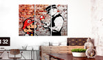 Canvas Print - Mural on Brick