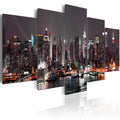 Canvas Print - Manhattan at night