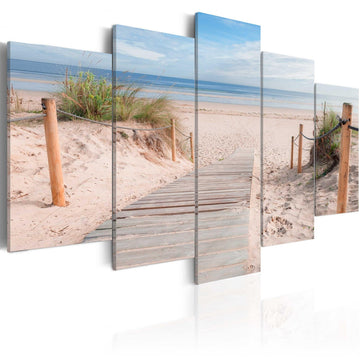 Canvas Print - Morning on the beach