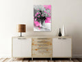 Canvas Print - Bouquet of Colours (1 Part) Vertical Pink