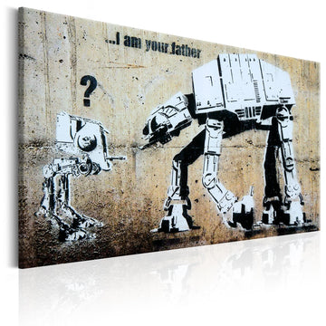 Canvas Print - I Am Your Father by Banksy