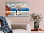 DIY canvas painting - Wanaka Lake