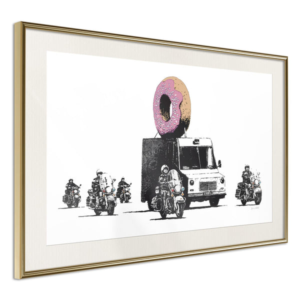 Poster - Banksy: Donuts (Strawberry)