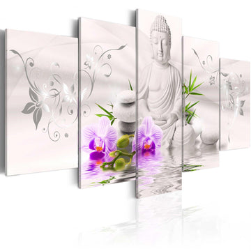 Canvas Print - White Buddha