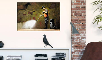 Canvas Print - Cave Painting by Banksy