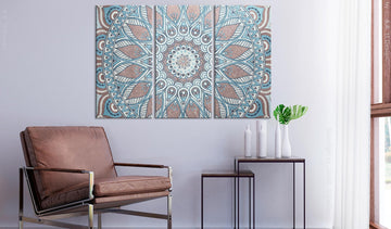 Canvas Print - Oriental Circle (3 Parts)