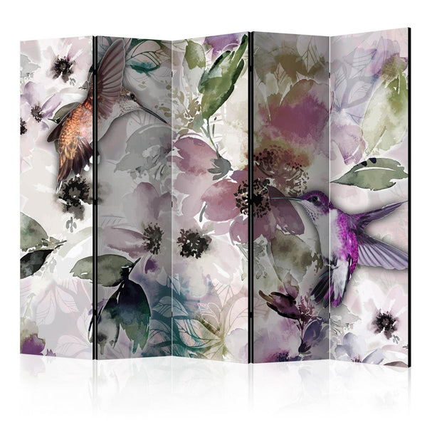 Room Divider - Nature in Watercolor II [Room Dividers]