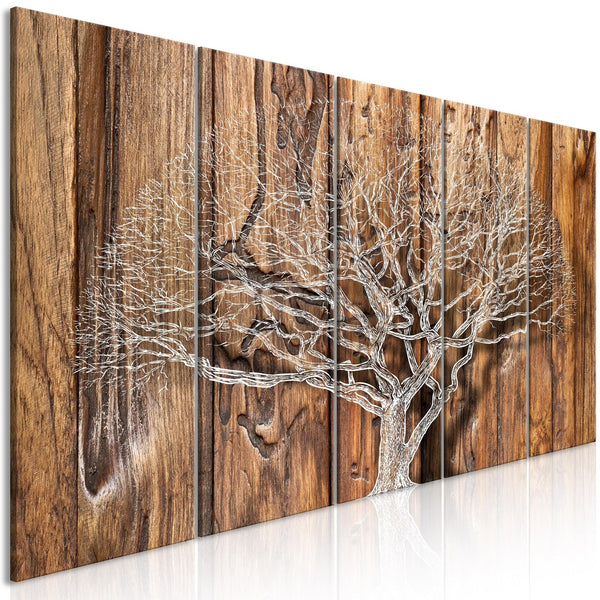 Canvas Print - Tree Chronicle (5 Parts) Narrow