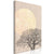 Canvas Print - Morning Full Moon (1 Part) Vertical