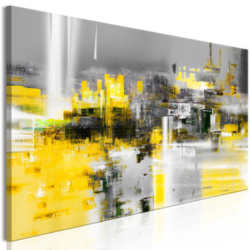 Canvas Print - Yellow Andromeda (1 Part) Narrow