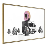 Poster - Banksy: Donuts (Strawberry)