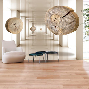 Wallpaper - Flying Discs of Wood