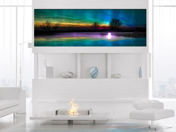 Canvas Print - Rainbow Aurora (1 Part) Narrow