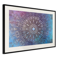 Poster - Blue and Pink Mandala