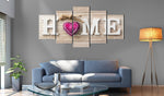 Canvas Print - Home: Pink Heart