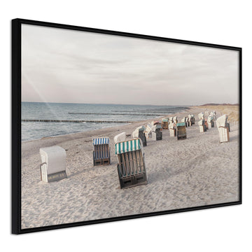 Poster - Baltic Beach Chairs