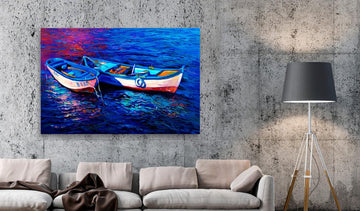 Canvas Print - Abandoned Boats