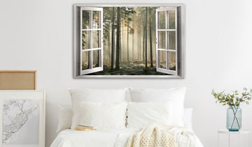 Canvas Print - Quiet Forest (1 Part) Wide