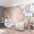 Self-adhesive Wallpaper - Oriental Wings (Brown)