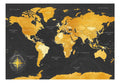 Self-adhesive Wallpaper - Map: Golden World