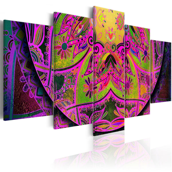 Canvas Print - Mandala: Pink Power