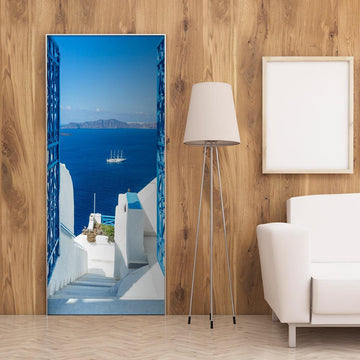 Photo wallpaper on the door - Holidays in Greece