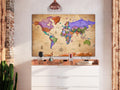 Canvas Print - Colourful Travels (1 Part) Wide