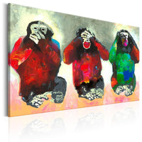 Canvas Print - Three Wise Monkeys