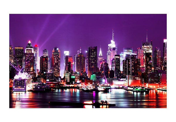 Wallpaper - Rainbow city lights - New York