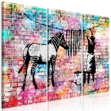 Canvas Print - Colourful Washing (3 Parts)