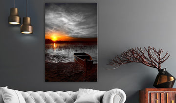 Canvas Print - Romantic Lake (1 Part) Vertical