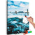 DIY canvas painting - Frozen Baikal