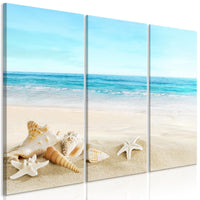 Canvas Print - Blue Calm (3 Parts)