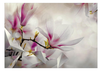 Self-adhesive Wallpaper - Subtle Magnolias - Third Variant