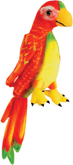 Real Planet Parrot Red 12 Inch Realistic Soft Plush