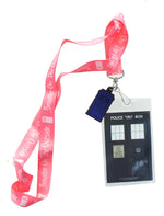 Doctor Who Smaller On The Outside with 2D TARDIS Lanyard Charm