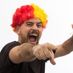 Spanish Flag Afro Wig