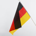 German Flag with Pole (46 x 30 cm)