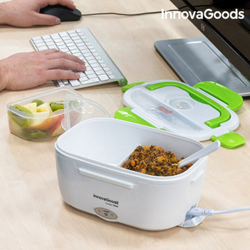 InnovaGoods Electric Lunch Box 40W White Green