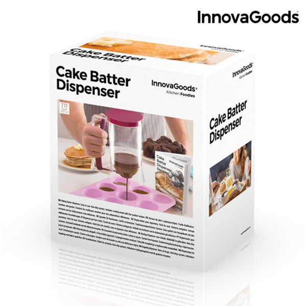 InnovaGoods Cake Batter Dispenser with Recipe Box