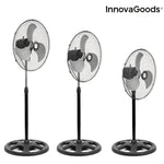 InnovaGoods Industrial Ø 45 cm 75W Black Pedestal Fan