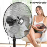 InnovaGoods Industrial Ø 45 cm 75W Black Pedestal Fan